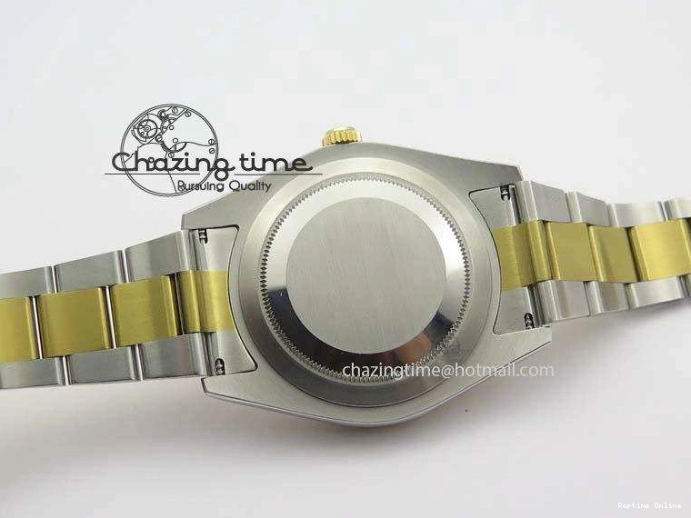 0213 AllSeason DateJust II 116333 SS YG 41mm EW Best Edition Black Dial Gold Roman Markers On SS Bracelet A 3826